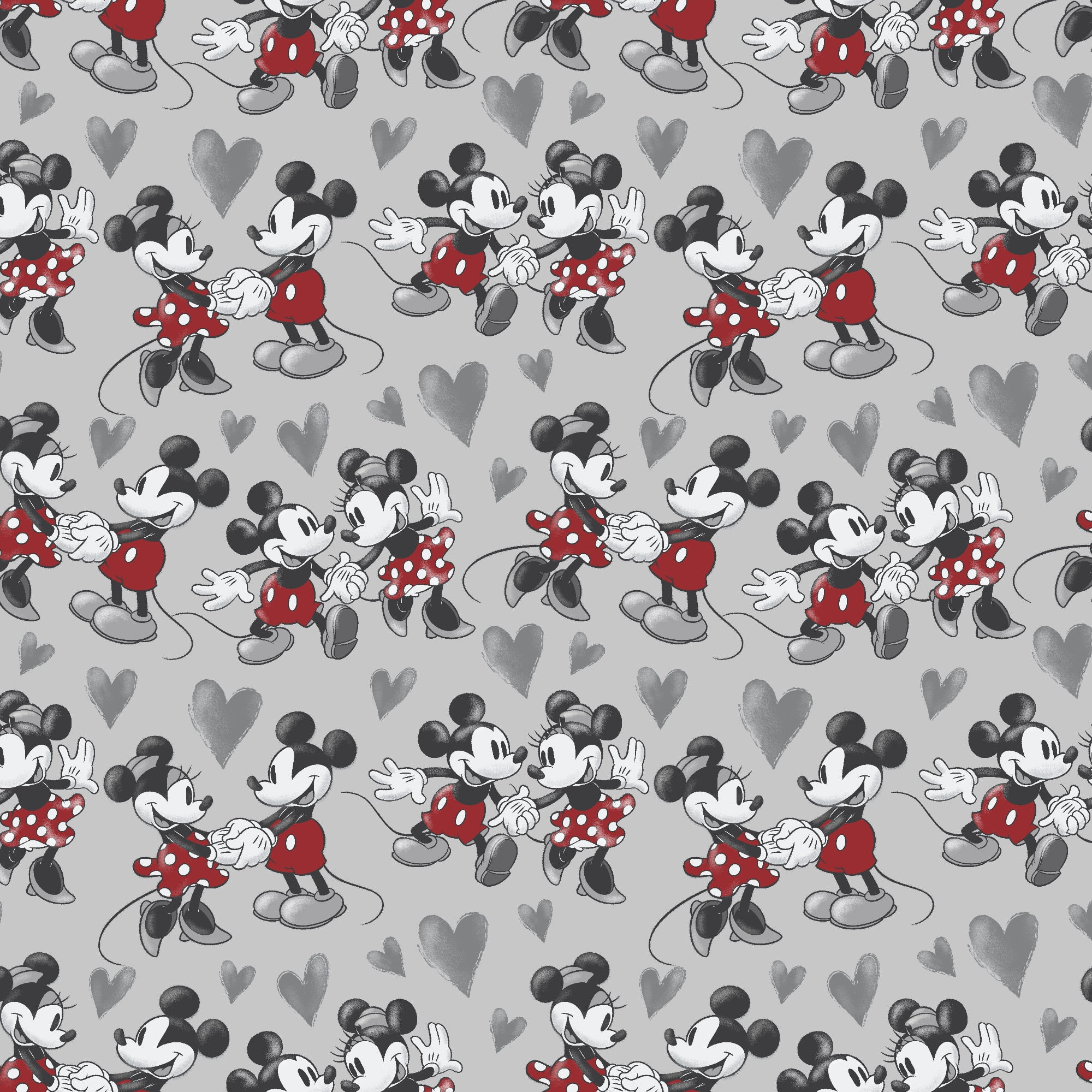 Springs Creative Disney Fun with Mickey & Minnie 1.5 Yard Precut Fleece Fabric