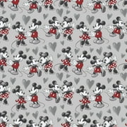Springs Creative Disney Fun with Mickey & Minnie 1.5 Yard Precut Fleece Fabric
