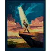 Springs Creative Disney Lion King Rafiki Simba Cliff 35.5x43 Panel Multi, 100% Cotton Fabric sold by the yard