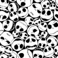 thumbnail image 1 of Springs Creative Disney Tim Burton's Nightmare Before Christmas Jack Skellington Fat Quarter Cotton Fabric, 1 of 1