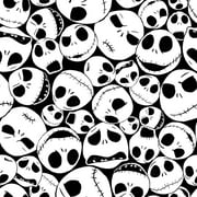 Springs Creative Disney Tim Burton's The Nightmare Before Christmas Jack Skellington Fat Quarter Cotton Fabric