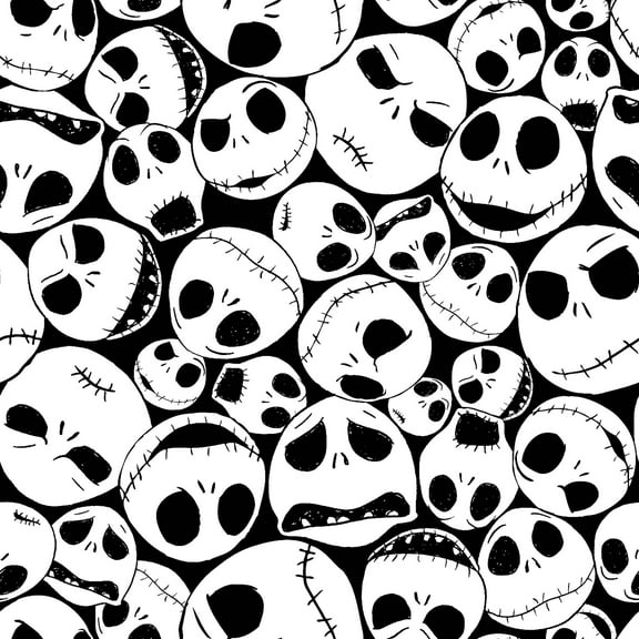 Springs Creative Disney Tim Burton's Nightmare Before Christmas Jack Skellington Fat Quarter Cotton Fabric