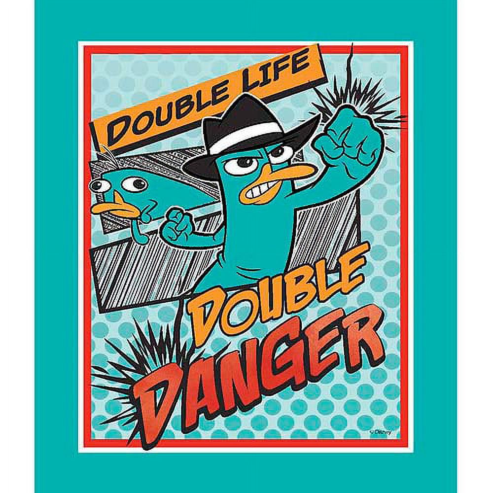 Springs Creative Disney Phineas and Ferb Agent P Comic Panel Fabric by the Yard - image 1 of 1