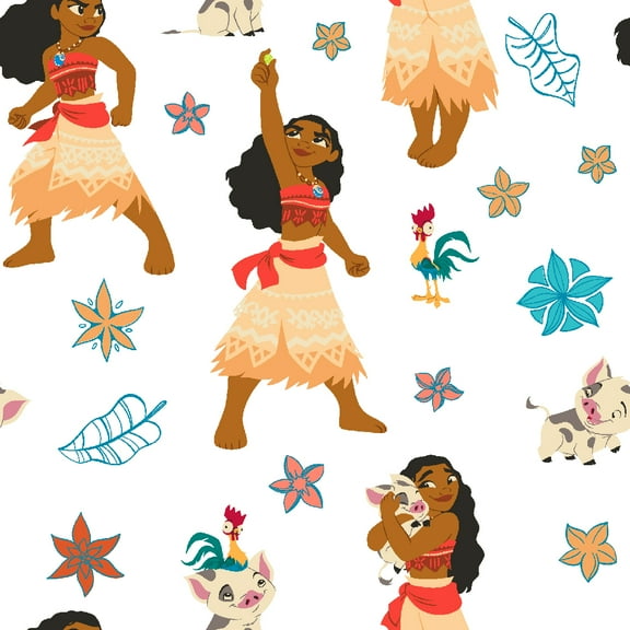 Springs Creative Moana and Friends 1 Yard Precut
