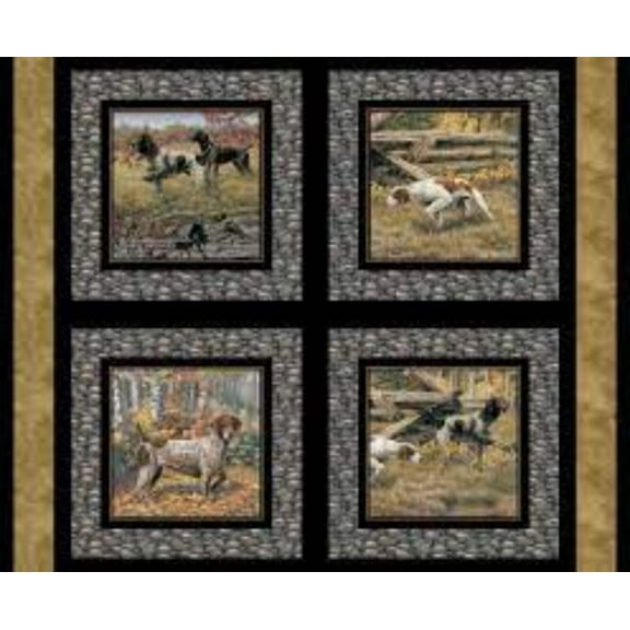 Springs Creative Show Dogs Pillow 36x43 Panel 100% Cotton Fabric sold by the panel