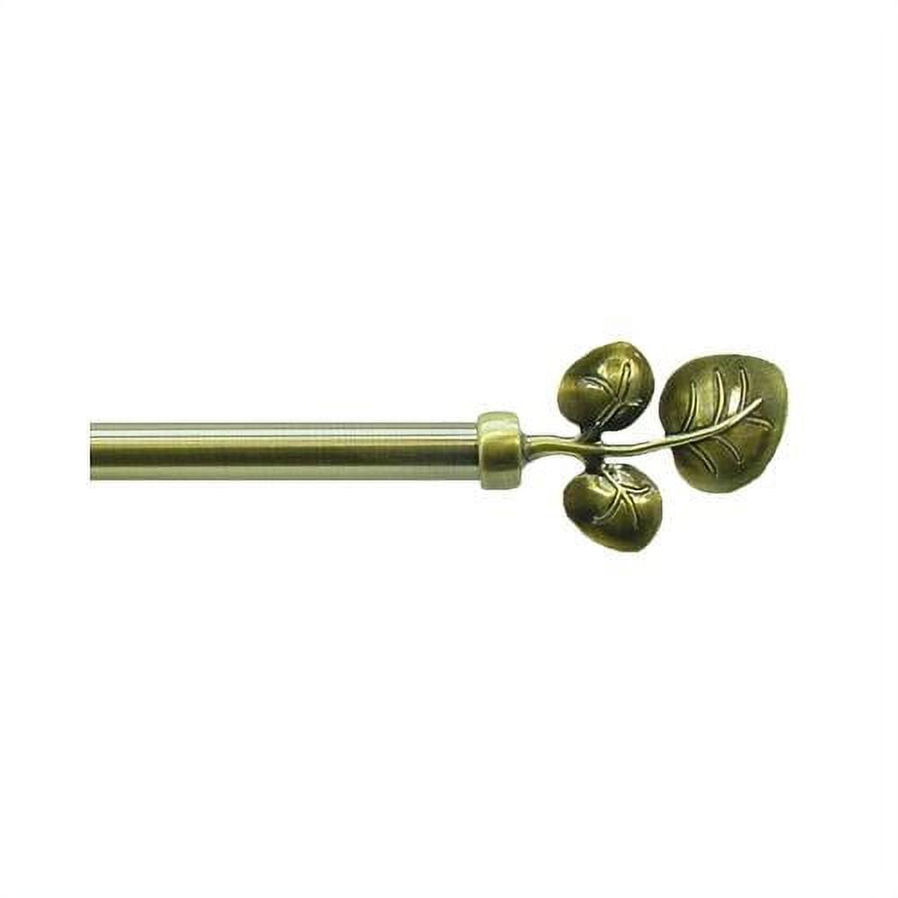 Springs Window Fashions 220032106 Curtain Rod Set, Triple Leaves