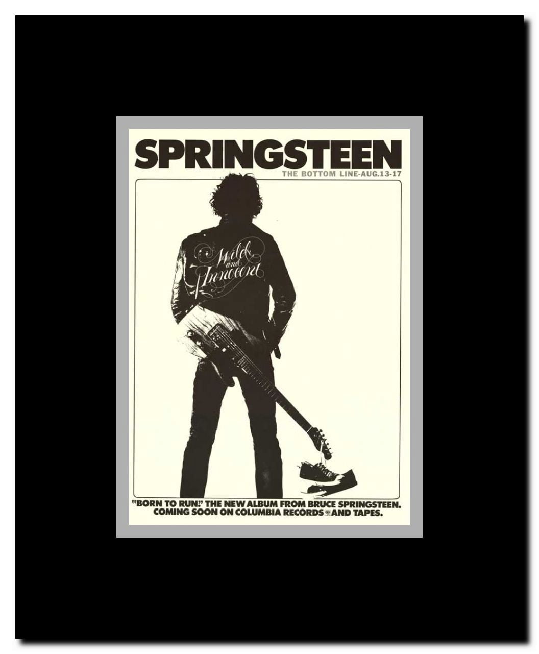 Springsteen: The Bottom Line Framed Movie Poster
