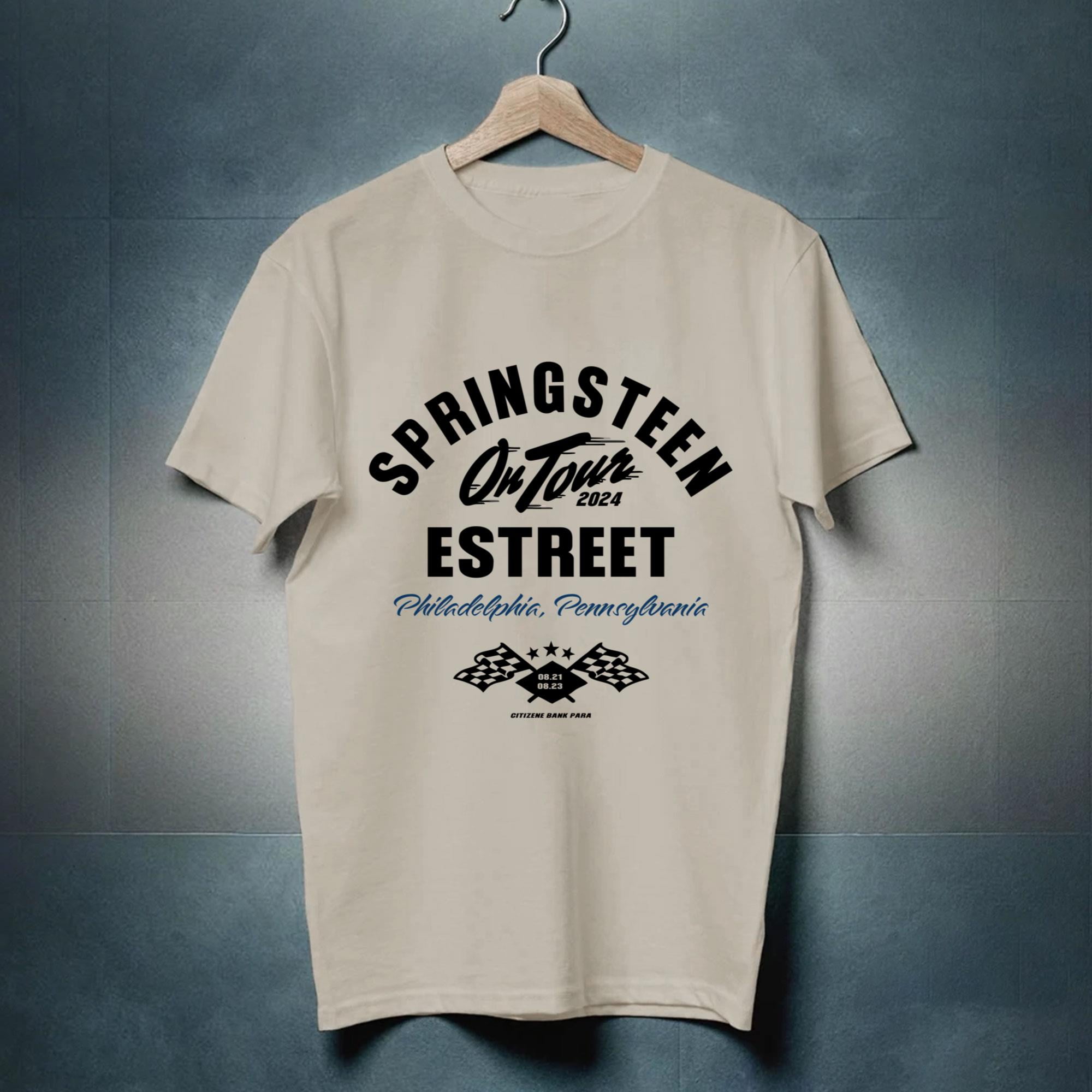 Springsteen & The Estreet Band Philadelphia 2024 Tour Shirt