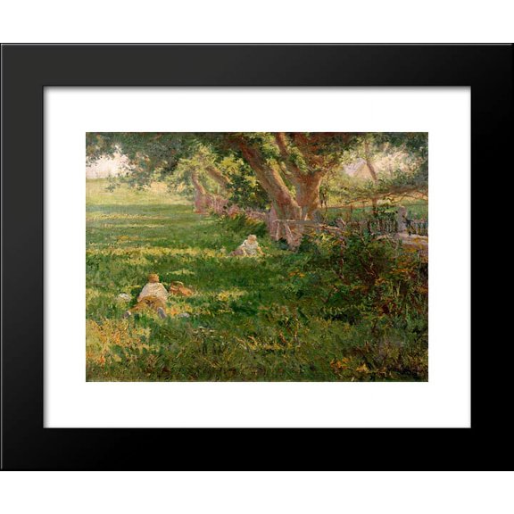 Springtime 20x24 Framed Art Print by Onderdonk, Robert Julian