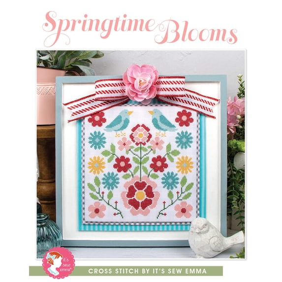 Springtime Blooms Cross Stitch Pattern