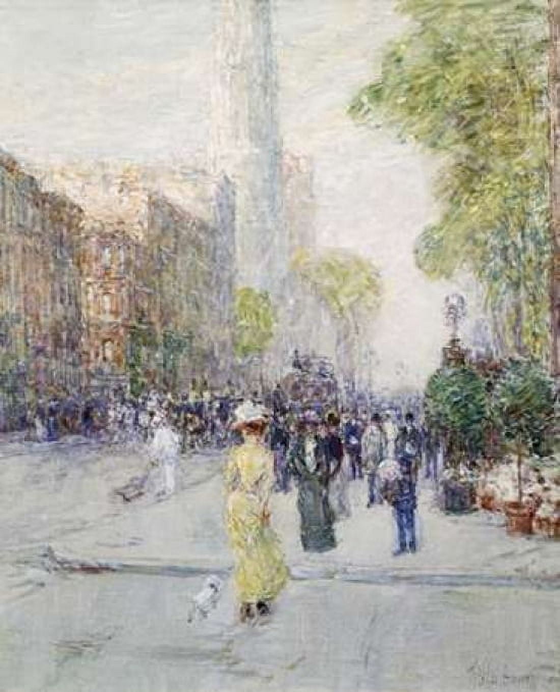 Springtime Canvas Art - Childe Hassam (20 x 24)