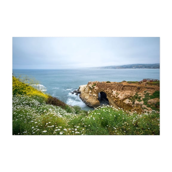 Springtime Coastal Serenity - San Diego California Photography Unframed Wall Art Print 24 x 36 inches