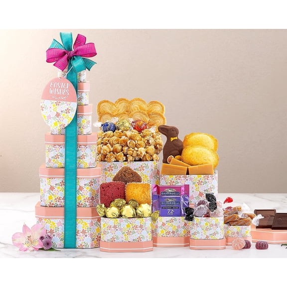 Wine Country Gift Baskets Springtime Easter Tower