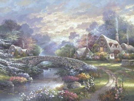 Springtime Glory Canvas Art - James Lee (18 x 24)