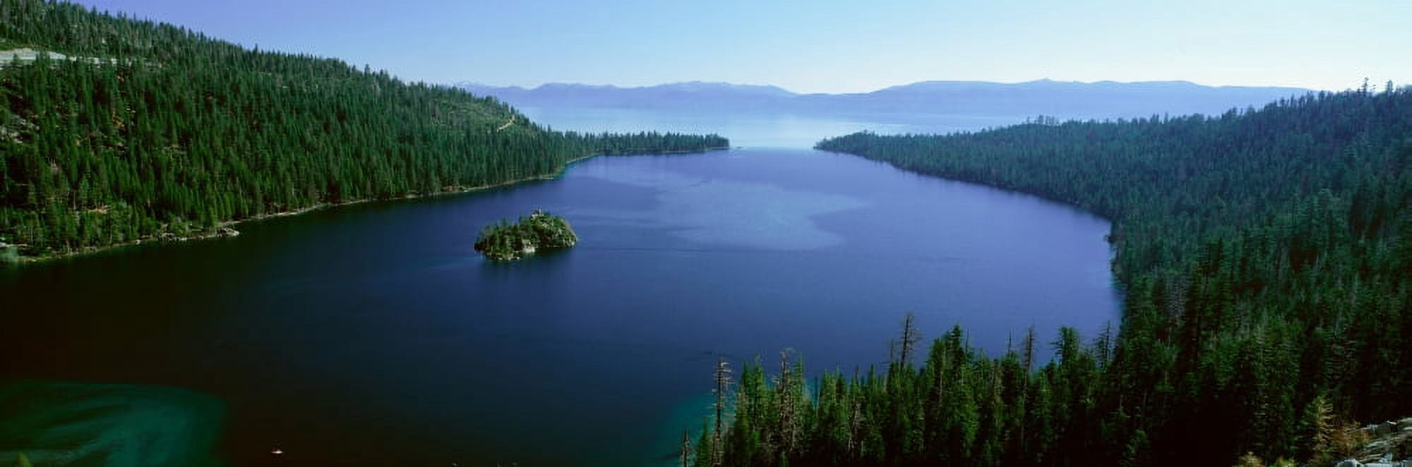 Springtime at Emerald Bay Lake Tahoe CA Canvas Art - Panoramic Images (27 x 9)