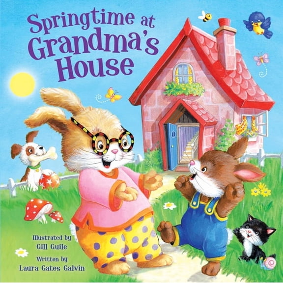 Springtime at Grandma's House: Padded Board Book, (Board Book)