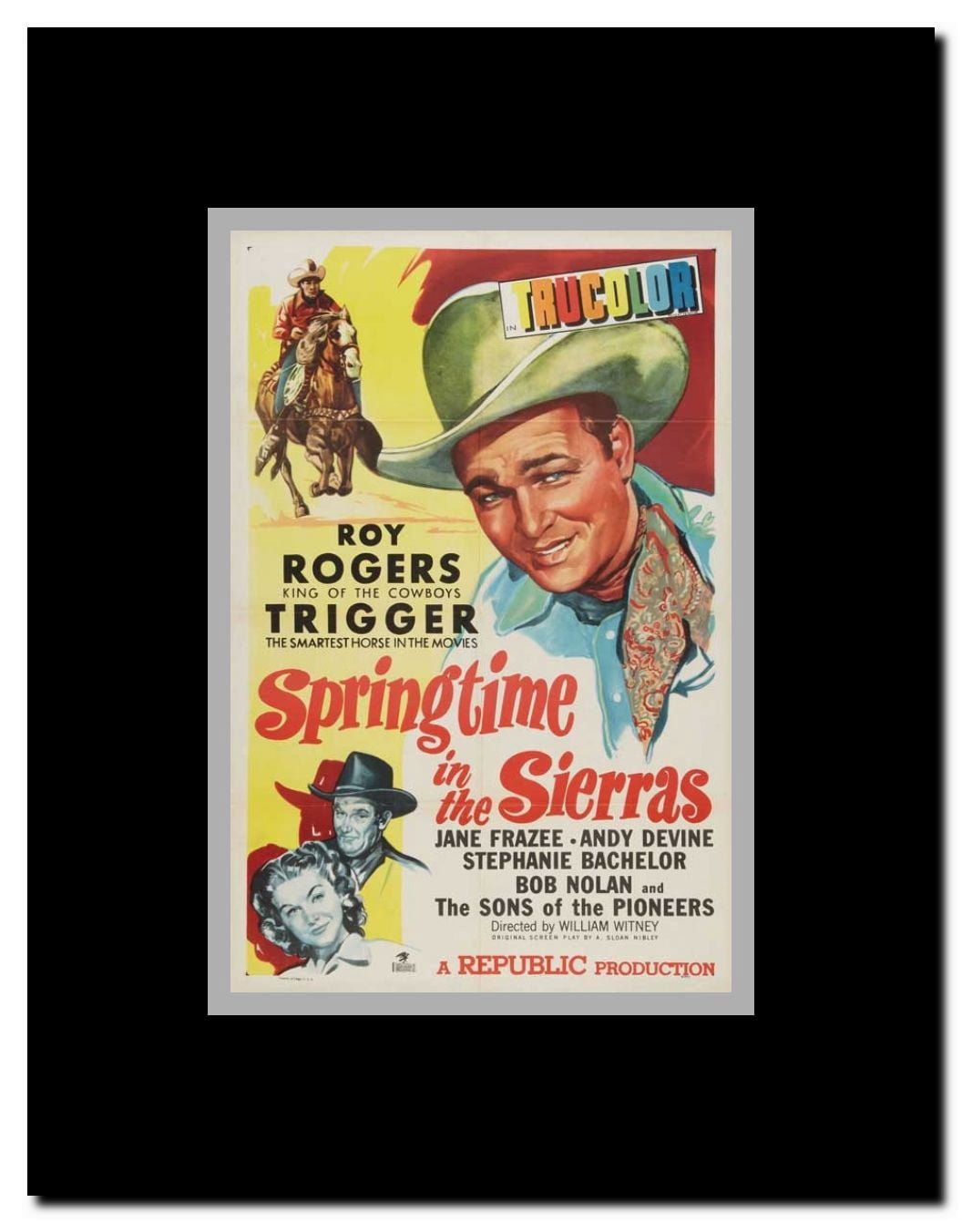 Springtime in the Sierras Framed Movie Poster