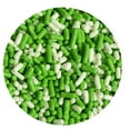 thumbnail image 1 of Sprinkle Deco® Lime and White Cake Pop Cookie Cupcake Cakes Semi-Sweet Edible Confetti Decorations Sprinkles Desert Jimmies Toppers, 1 of 3