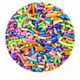 thumbnail image 1 of Sprinkle Deco® Yelow Lime Blue Purple Pink Orange Pianta Cake Pop Cookie Cupcake Cakes Semi-Sweet Edible Confetti Decorations Sprinkles Desert Jimmies Toppers, 1 of 3