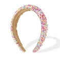 thumbnail image 1 of Sprinkle Headband Decor Hairbands Wide Fashion Hair Hoops Hair Accessories for Women Red, 1 of 7