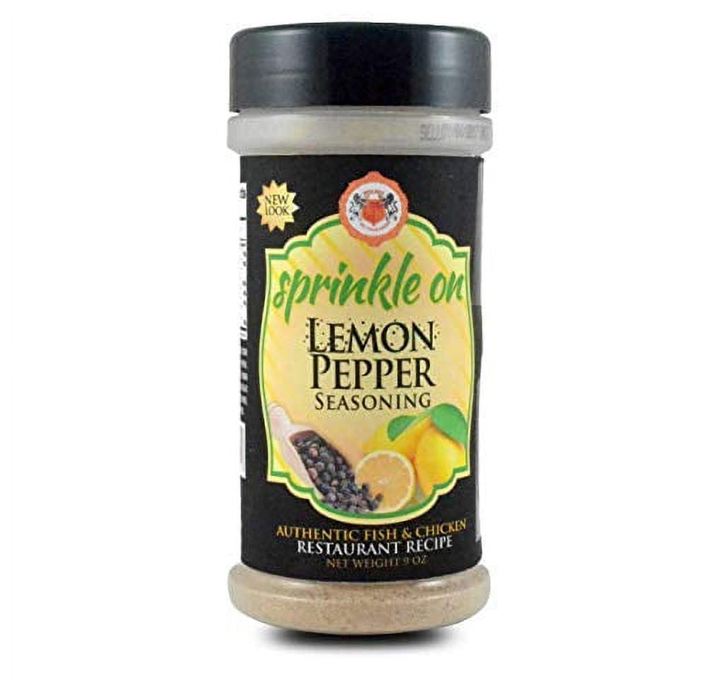 Sprinkle On Lemon Pepper HMF23 Seasoning, 9-Ounce Bottle