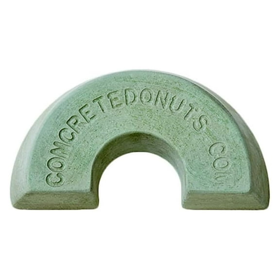 Sprinkler Head Protector - Concrete Donut for Underground Sprinklers - Small, Green - Prevents Damage from Vehicles, Mowers & Landscaping