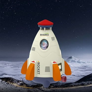 Sprinkler Rocket Toys for Kids Launcher Outdoor 360-Degree Rotation Water Splash Summer Garden Lawns Water Toys Spray for Boys and Girls 3-12 Year Old Gifts