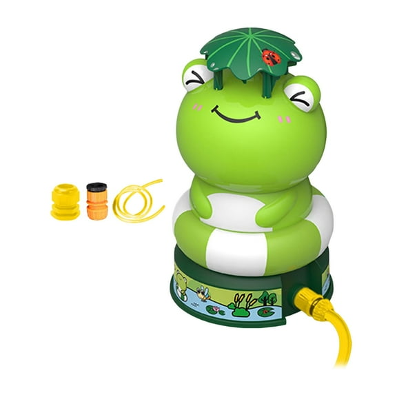 Sprinkler Rocket for Kids Outdoor Water Sprinkler for Boys Age 3-12 Children frog