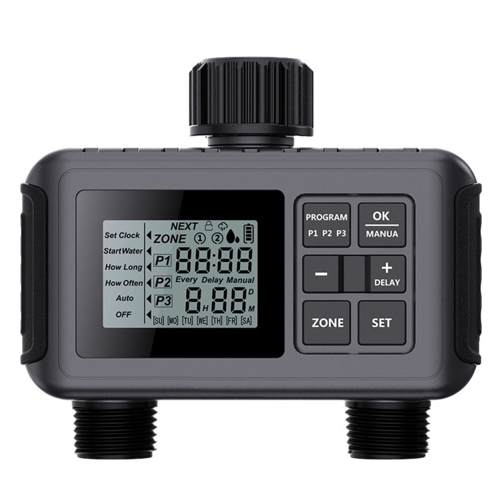 Sprinkler Timer 2 Way Programmable Digital Watering Irrigation Timer