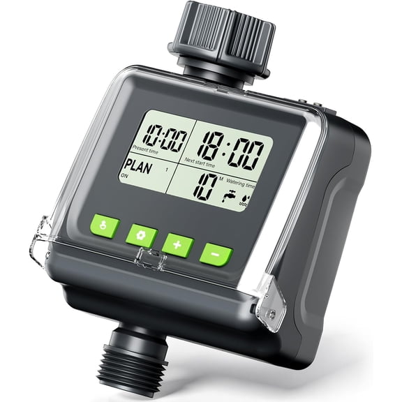 Sprinkler Timer- Hose Timer for Garden Hose, Programmable Watering Timer with Rain Delay, Outdoor Automatic & Manual Drip Irrigation Controller System for Lawn Yard Greenhouse