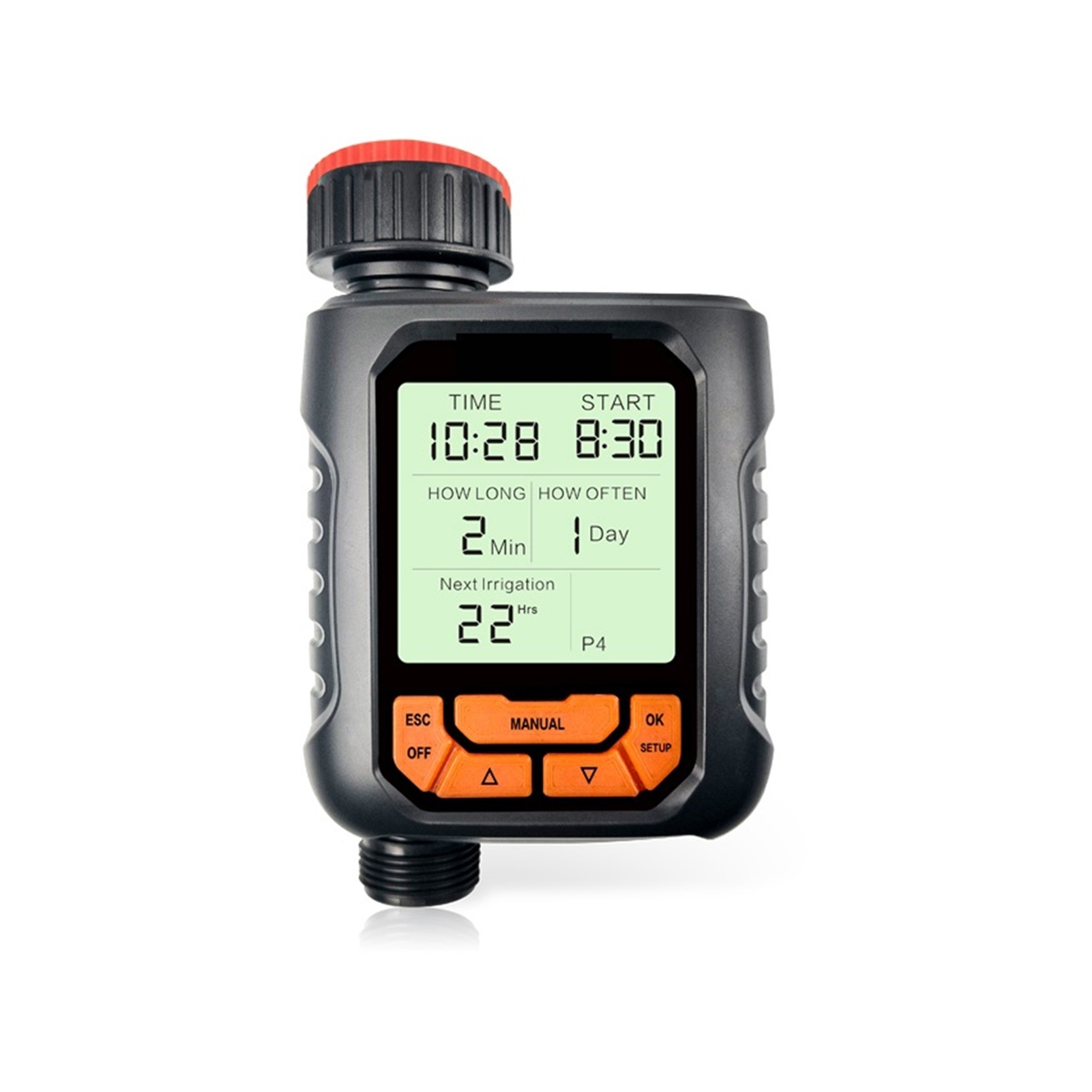 Sprinkler Timer, Large LCD Screen Garden Irrigation Controller For