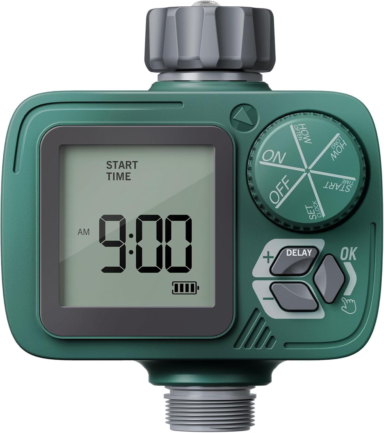 Sprinkler Timer, Programmable Hose Timer with Rain Delay, Manual and ...