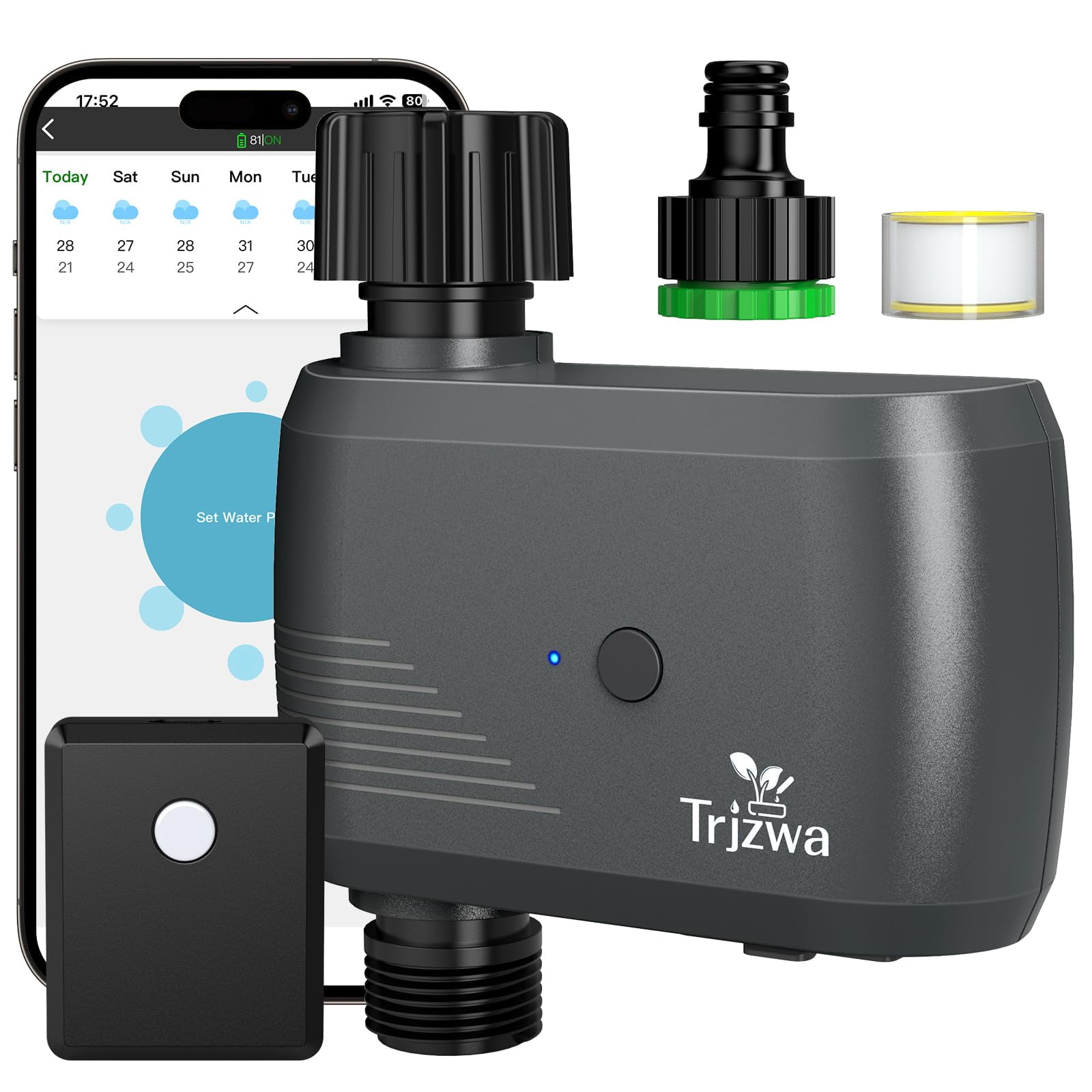 Sprinkler Timer WiFi Water Timer for Garden Hose,TRJZWA WiFi Hose Timer