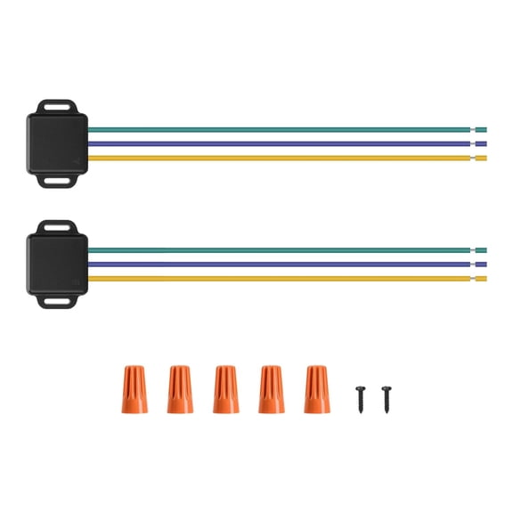 Zuomeng Sprinkler Wiring Multiplier, 2 Valves on 1 Wire, Waterproof Plastic Shell with Internal Potting