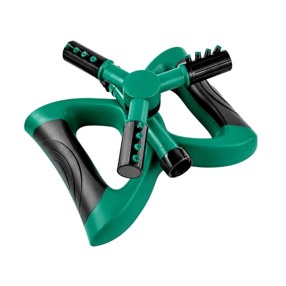 Sprinkler for Yard, Sprinklers for Yard, Rotating Garden Sprinkler with 3 Adjustable Arms, Weighted Base, Expandable Connection, Lawn and Yard Sprinklers
