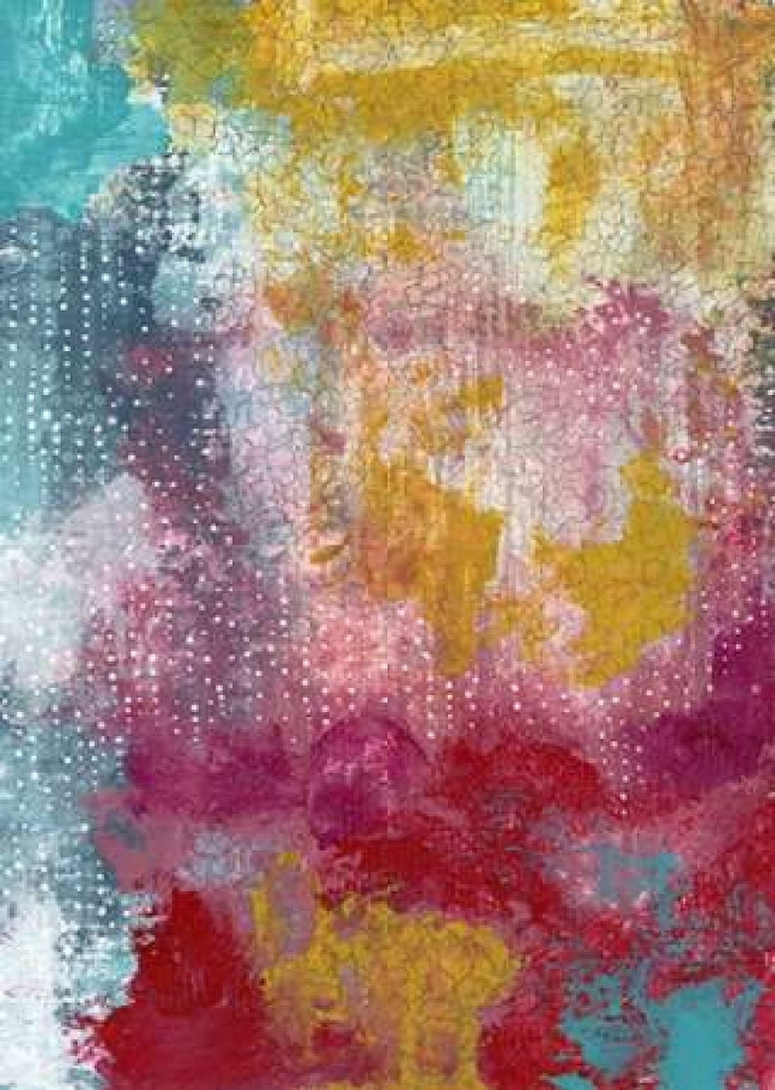 Sprinkles Abstract Canvas Art - Sarah Ogren (20 x 28)