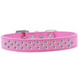 thumbnail image 1 of Sprinkles Clear Crystals Dog Collar, Bright Pink - Size 12, 1 of 1