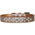 thumbnail image 1 of Sprinkles Clear Jewel Croc Dog Collar, Copper - Size 16, 1 of 1
