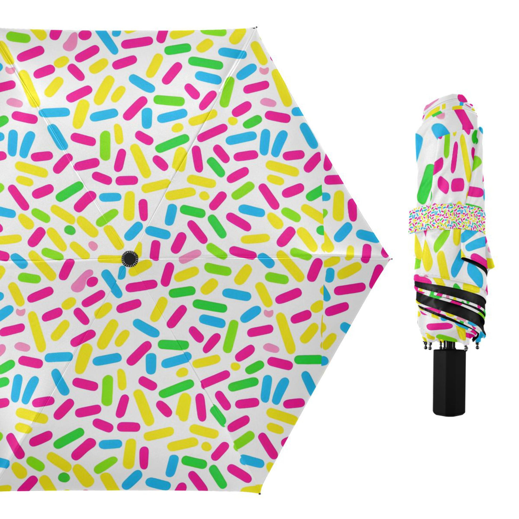 Sprinkles Compact Sun Umbrella Windproof Travel Umbrellas for Rain Strong Portable UV Protection