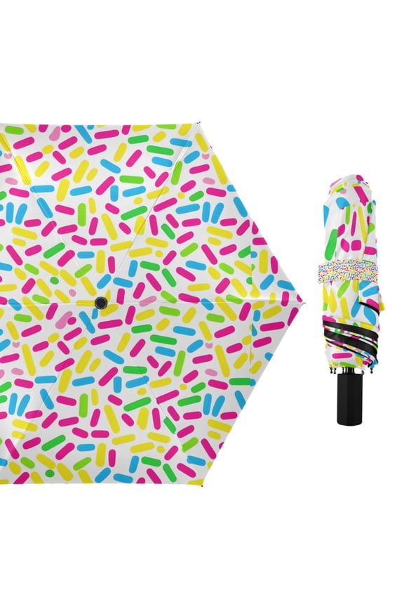 Sprinkles Compact Sun Umbrella Windproof Travel Umbrellas for Rain Strong Portable UV Protection