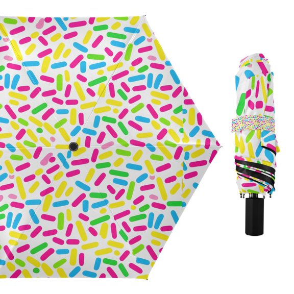 Sprinkles Compact Sun Umbrella Windproof Travel Umbrellas for Rain Strong Portable UV Protection