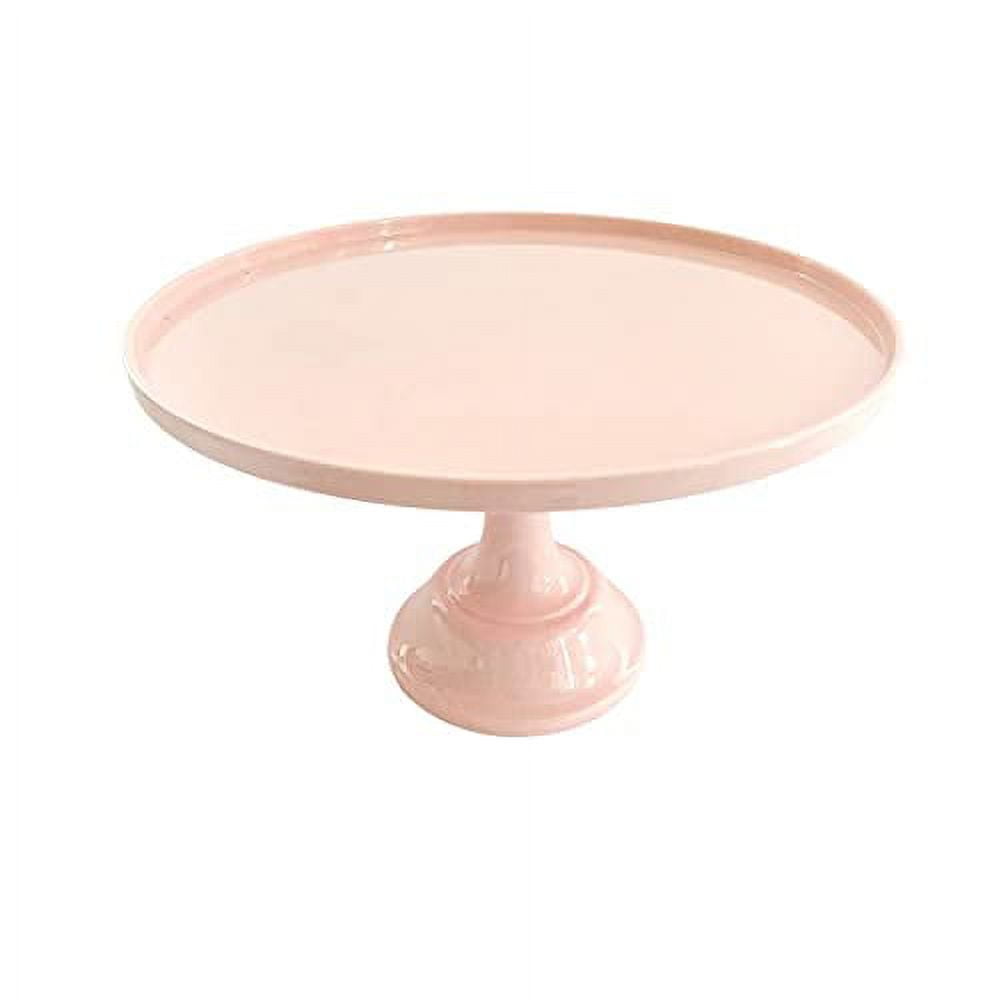 Hot Pink Melamine Pedestal Cake Stand