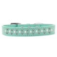 thumbnail image 1 of Dog, Puppy  Pet Fashion Collar, "Pearl and Aurora Borealis Crystal Rimsets Sprinkles", 1 of 8