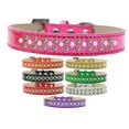 thumbnail image 1 of Mirage Pet Sprinkles Ice Cream Dog Collar Pearl and Lime Green Crystals Size 16 Silver, 1 of 10
