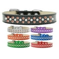 thumbnail image 1 of Mirage Pet Sprinkles Ice Cream Dog Collar Pearl and Orange Crystals Size 16 Purple, 1 of 9
