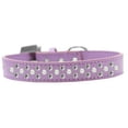 thumbnail image 1 of Sprinkles Pearl & Clear Crystals Dog Collar, Lavender - Size 16, 1 of 1