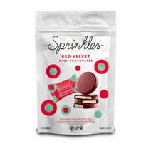 Sprinkles Premium Mini Red Velvet Chocolate Bars - Pouch (12 Count)