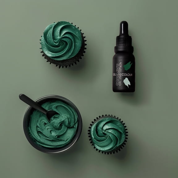 Sprinks Forest Green Gel Colour - 15ml
