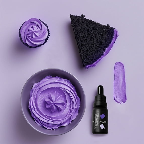 Sprinks Purple Gel Colour - 15ml