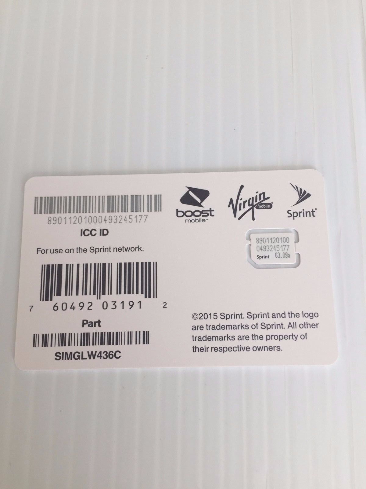 Buy Sprint ISIM-KIT-v2 SIM Cards (UPC: 760492036429)